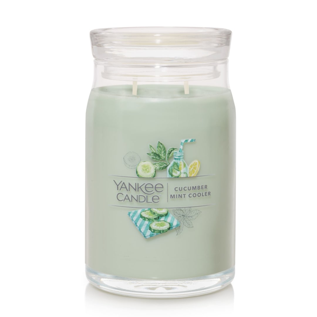 Yankee Candle® Cucumber Mint Cooler Signature Large Jar Candle