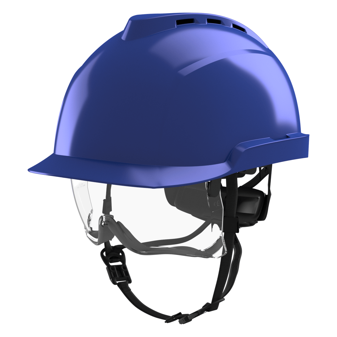 V-Gard® 930 Vented Safety Helmet with Integrated Over Spectacles