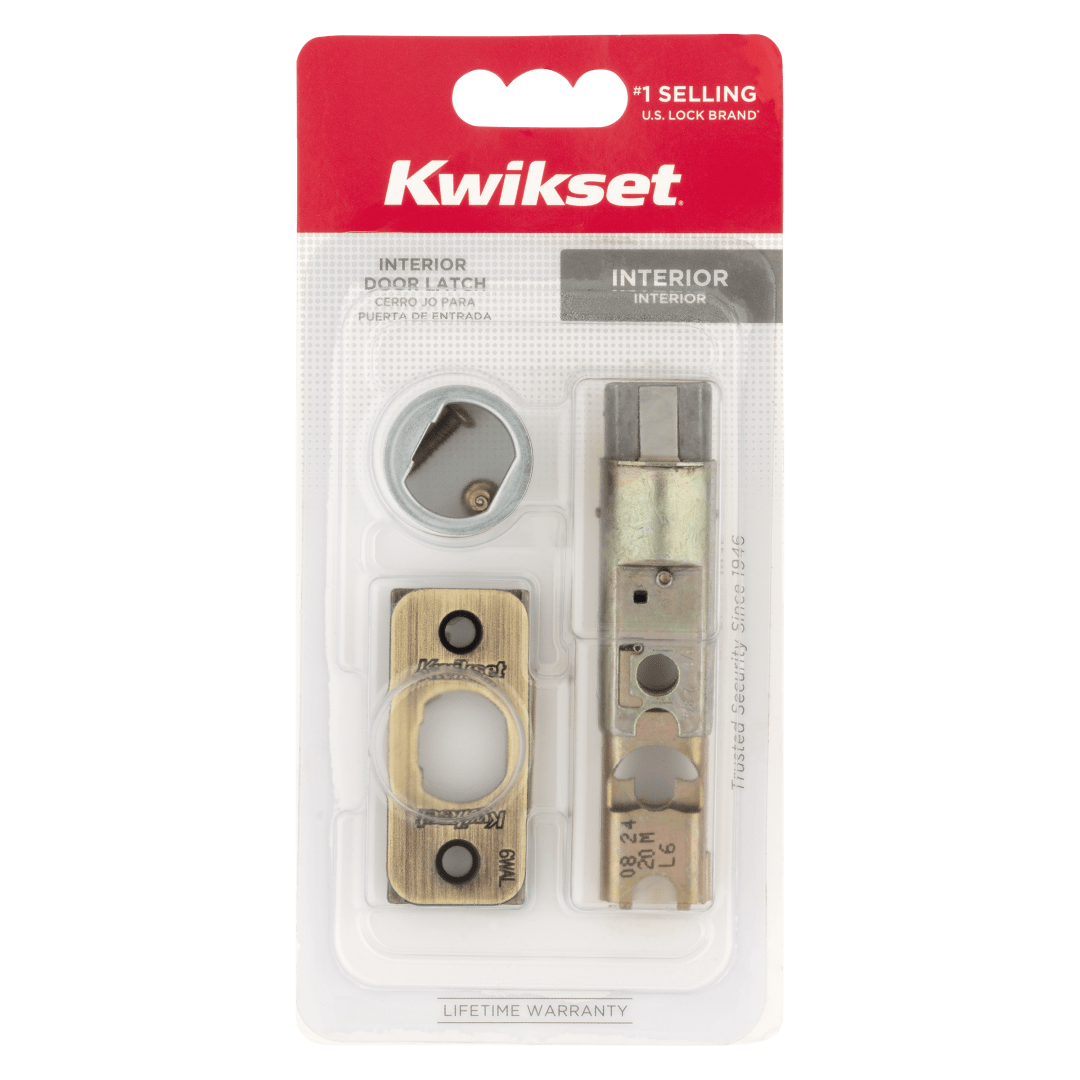 6-Way Adjustable Plain Latch for Antique Brass Finish