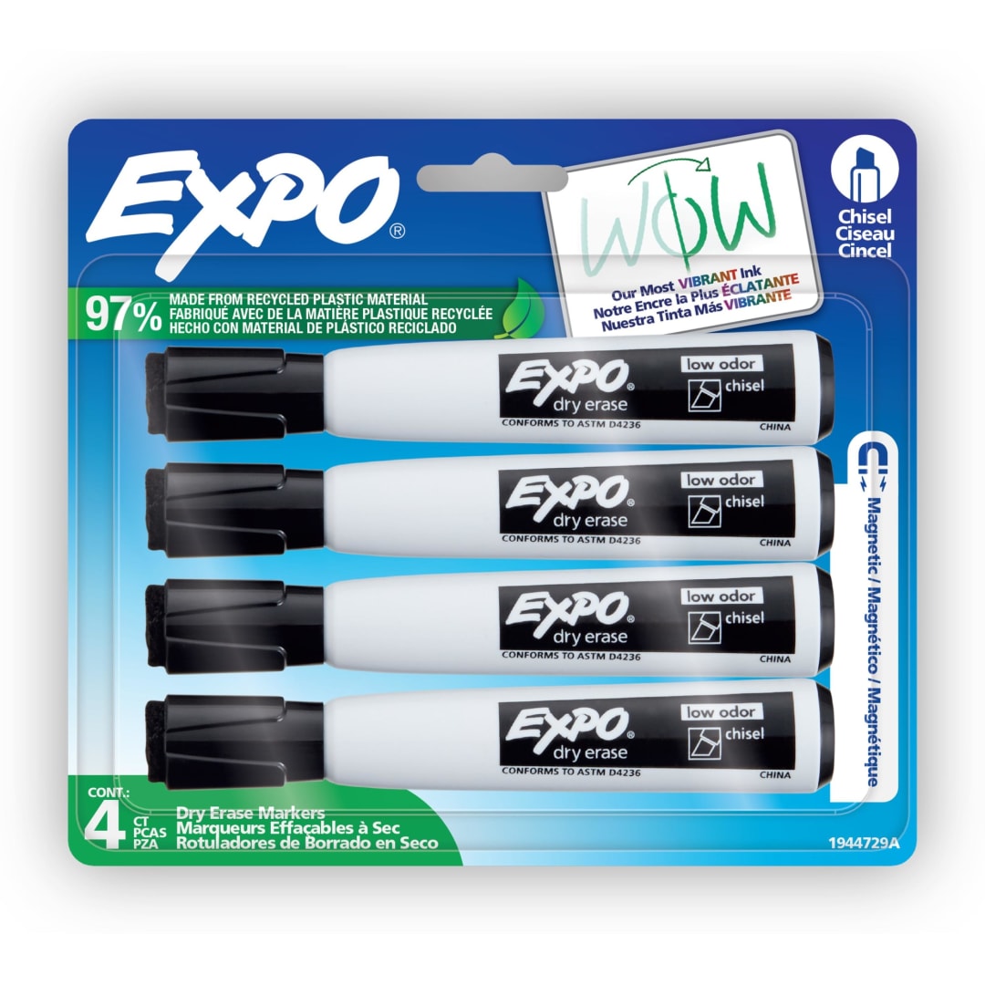 EXPO DE LO MAGN CHISEL 4CT BLACK REPACK