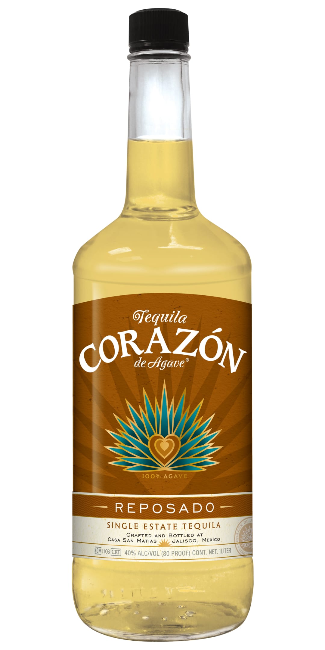 Corazon Reposado Tequila 1l 80 Proof