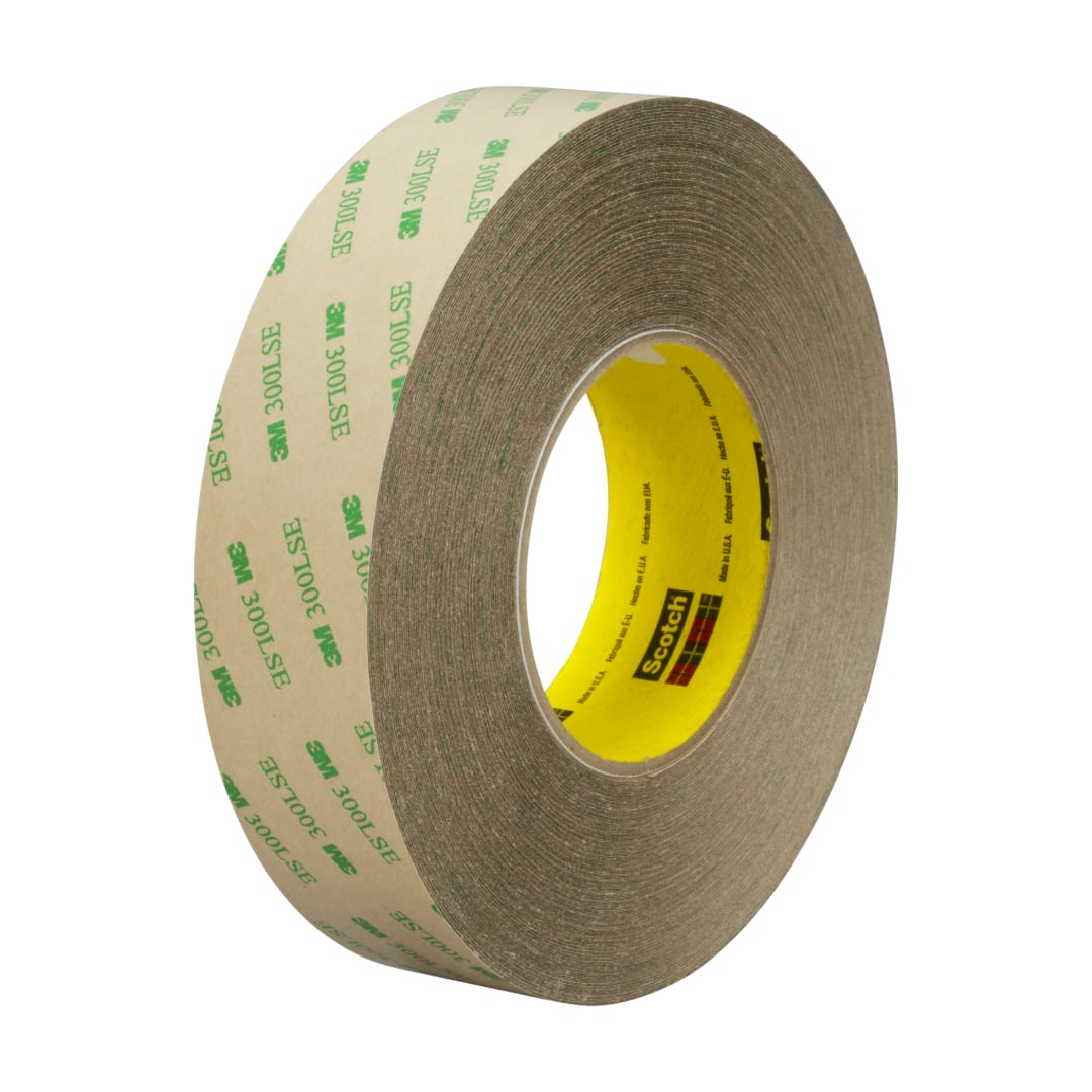 3M™ Adhesive Transfer Tape 9672LE, Transparent, 1372 mm x 55 m, 0.13 mm