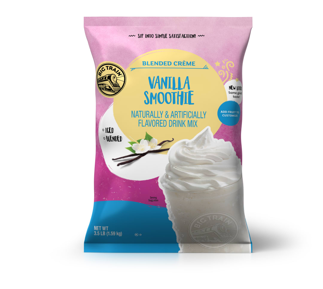Big Train Vanilla Smoothie Blended Crème Drink Mix, 5 x 3.5 lb