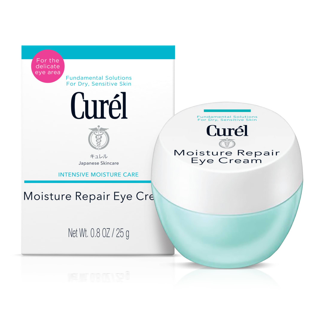 Curel Japanese Skin Care Moisture Repair Eye Cream, with Ceramides, 0.8 Oz