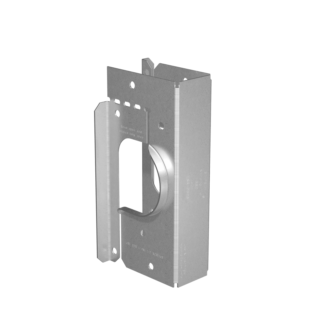 Simpson Strong-Tie HSS2KT HSS Galvanized Stud Shoe for 2x, with Strong-Drive® SDS Screws (4-Qty)