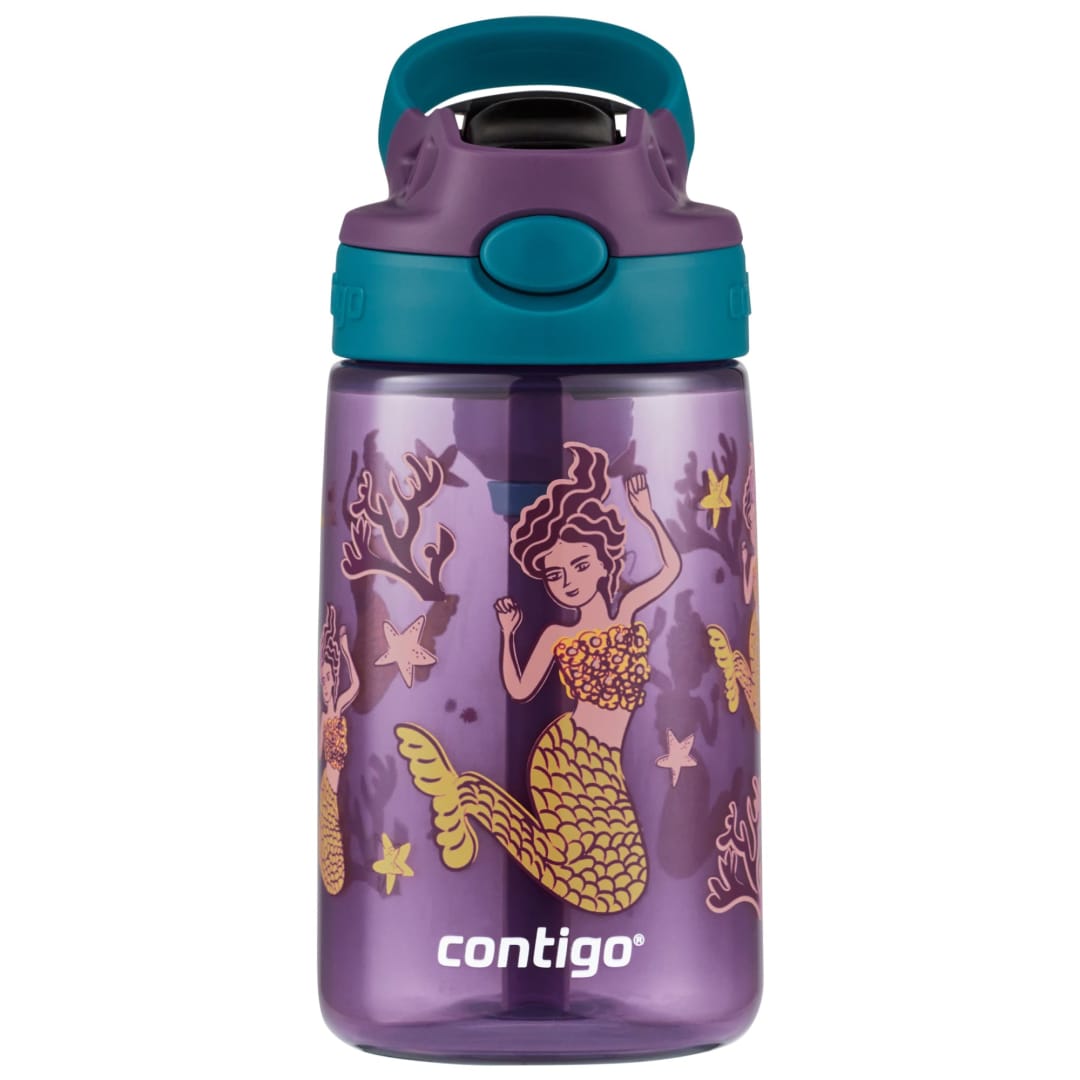 Contigo® Kids’ Easy-Clean AUTOSPOUT® Straw Water Bottle, BPA-Free, 14oz.