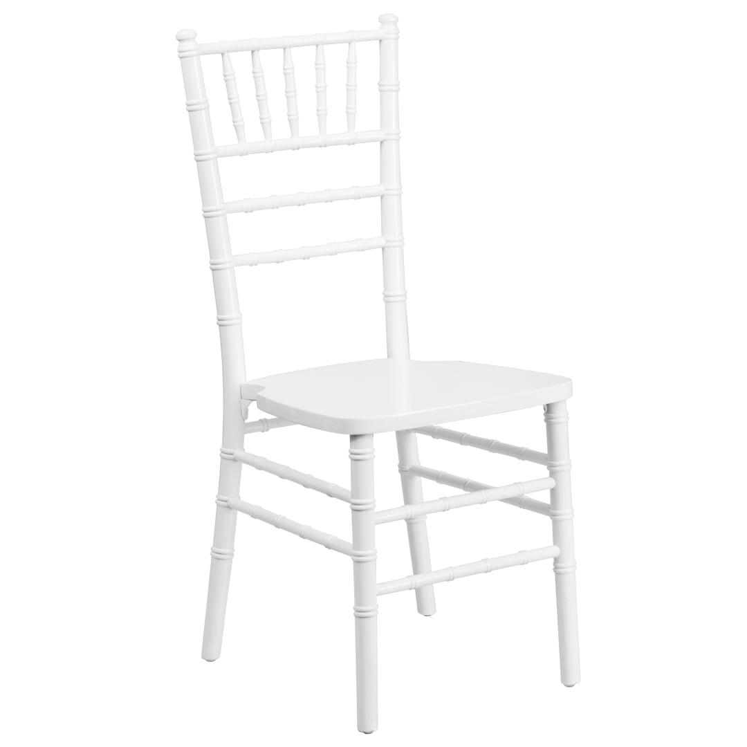 HERCULES Series White Wood Chiavari Chair