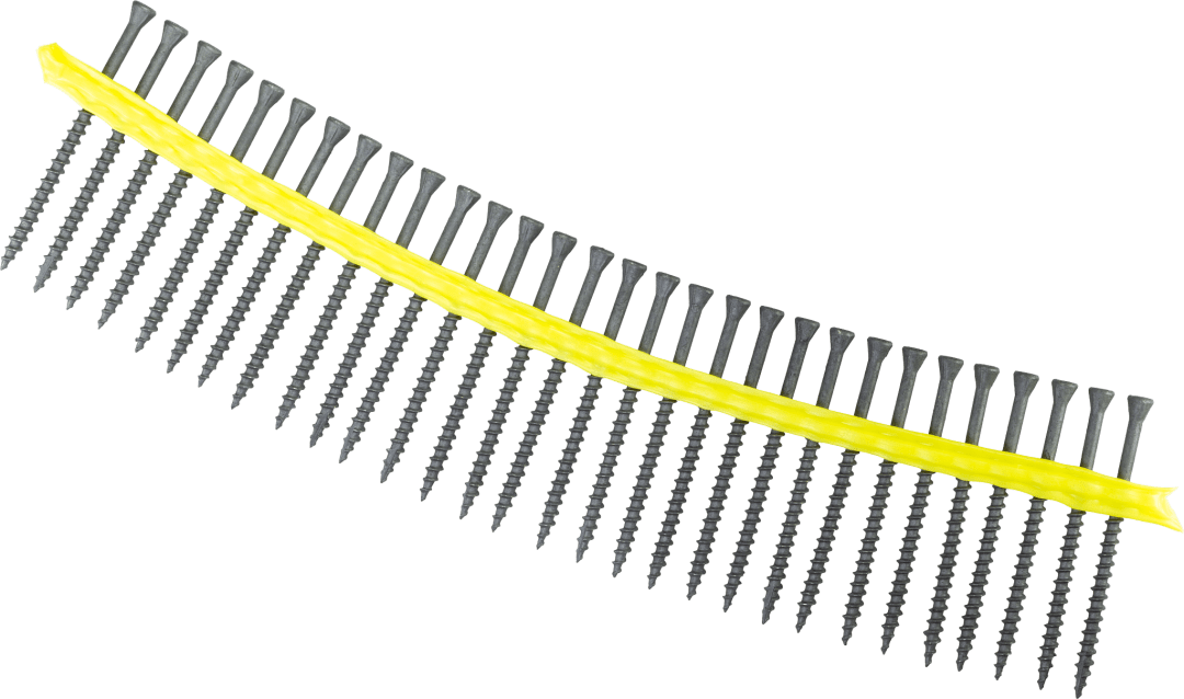 Simpson Strong-Tie DTHQ3S Trim-Head Screw, Type-17 Point — #8 x 3 in. #2U Square Drive, Quik Guard® (1000-Qty)