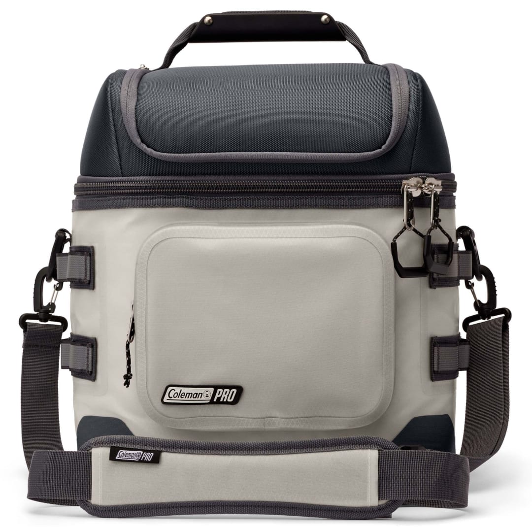 Coleman Pro 24-Can Premium Soft Cooler Lunchbox, Fully Insulated Lid & Body Stays Cold up to 35 Hours, Great for Camping, Tailgating, Parties, Sports, Concerts, Lunches & More