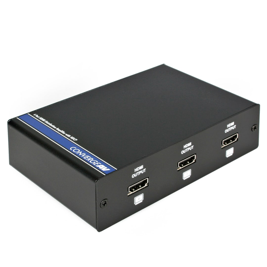 4 Port HDMI Distribution Amplifier with HDCP