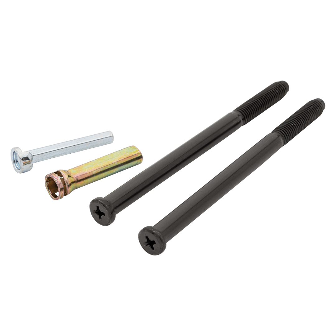 Deadbolt Mounting Screws for Thick Door w/ Spindle Extender in Matte Black or Venetian Bronze Finish