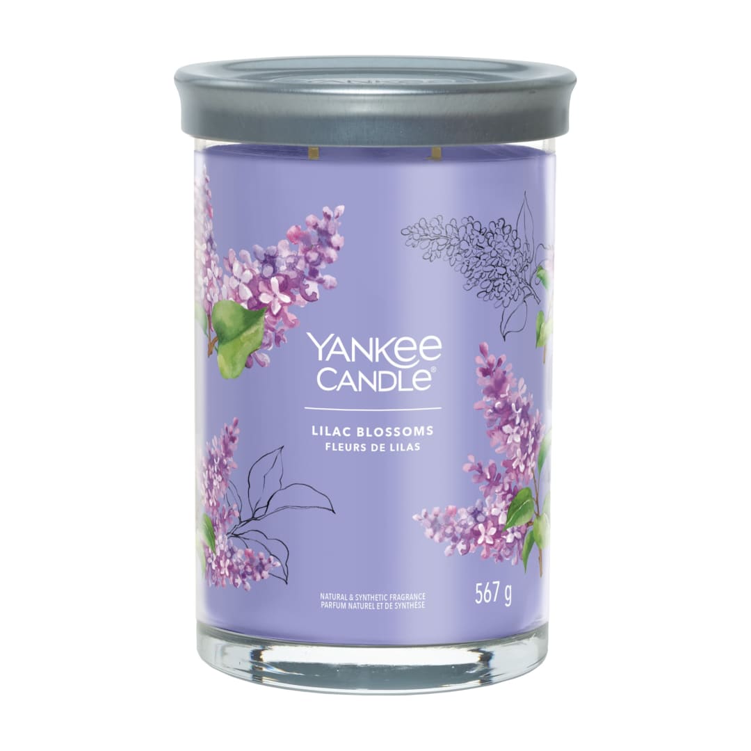 Yankee Candle® Signature Scented Candle | Lilac Blossoms Large Tumbler Candle with Double Wicks | Soy Wax Blend