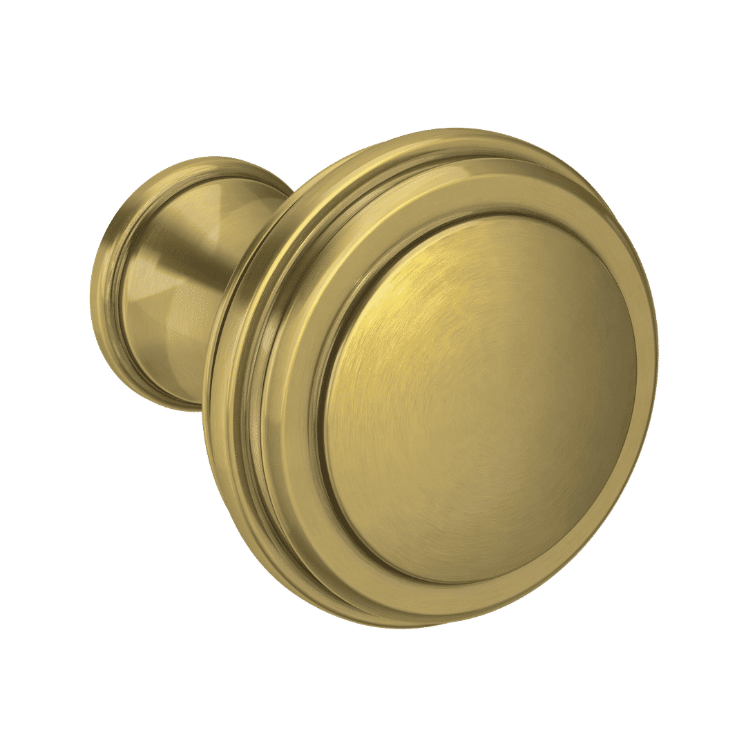 4454 Severin C Knob 1", In Heirloom Brass