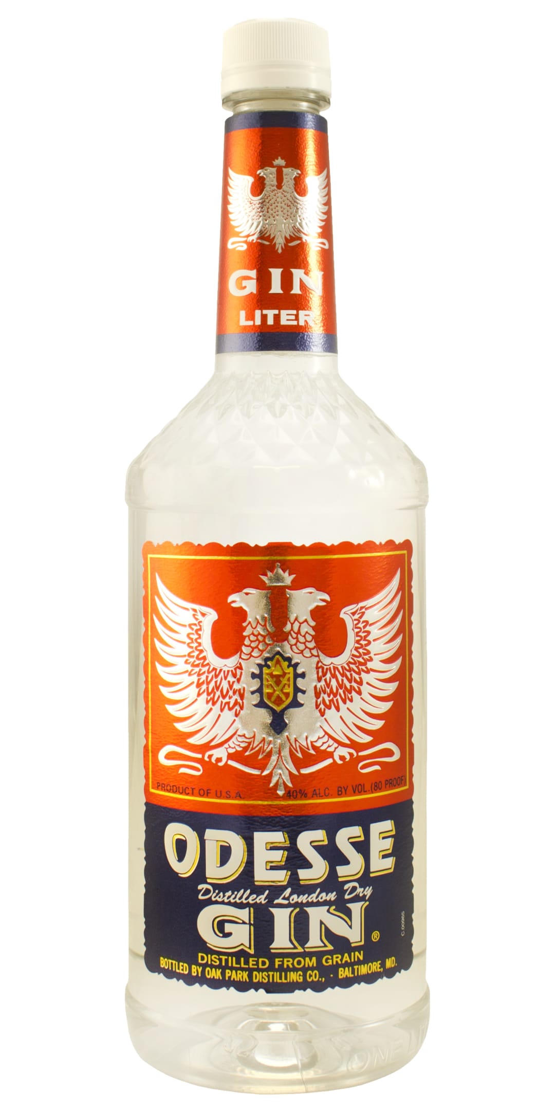 Odesse Dry Gin 1l 80 Proof