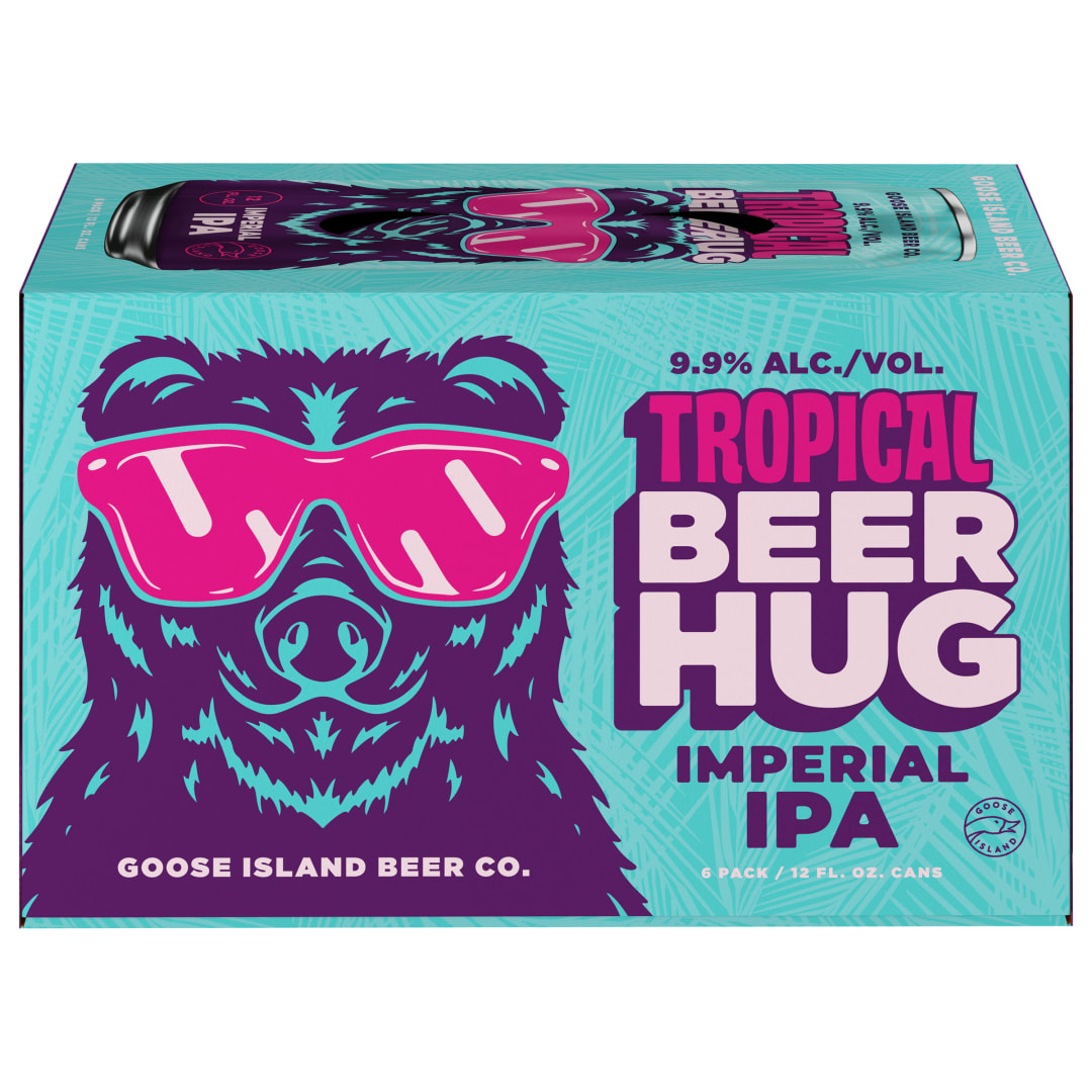 Goose Island Tropical Beer Hug Imperial IPA 6 Pack - 12 fl oz Cans