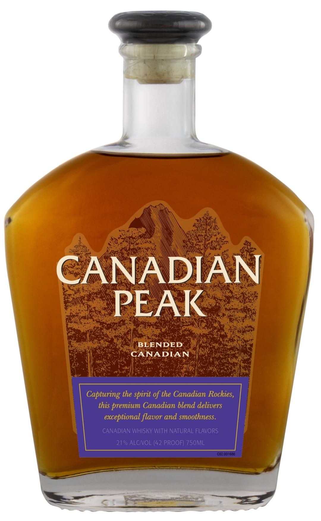 Canadian Peak Blended Canadian Whisky 750ml 42 Proof