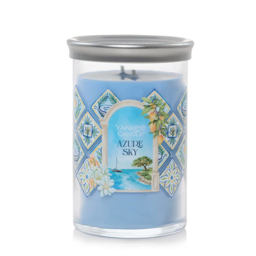 Yankee Candle Azure Sky, 20 oz Large Tumbler Candle