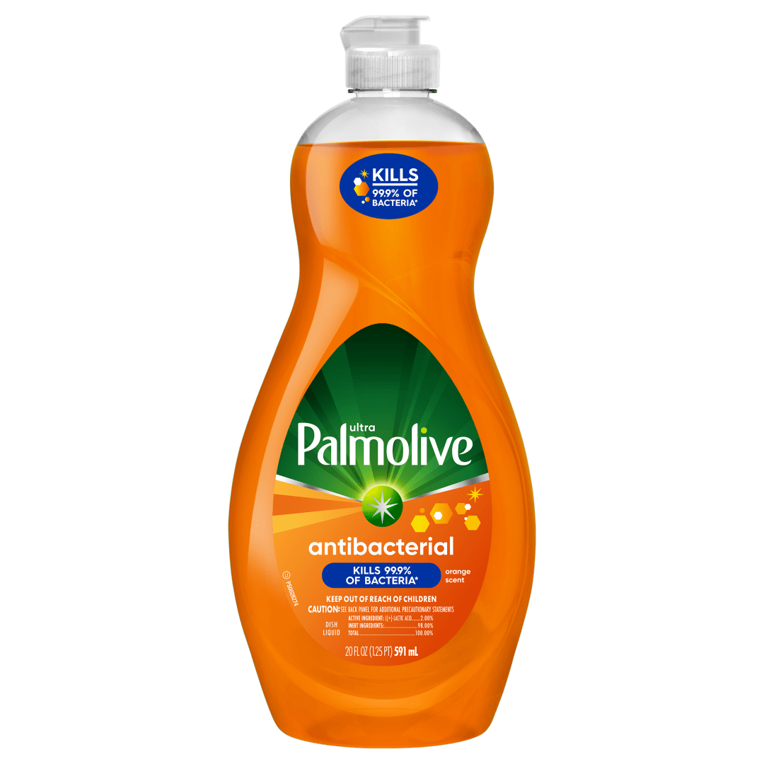 Palmolive Ultra Concentrated Antibacterial Liquid Dish Soap, Orange Scent - 20 Fluid Ounce