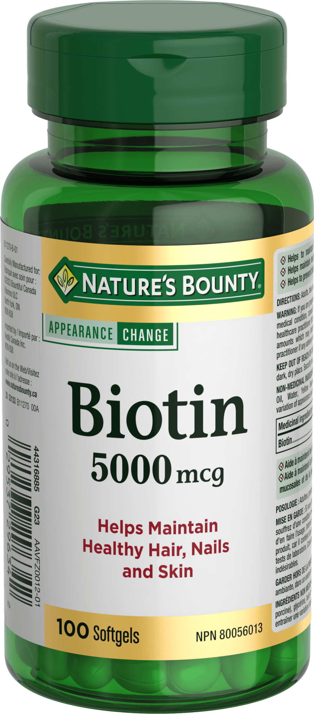 NBTY Biotin 5000mcg 24x100 SGL N1 CA