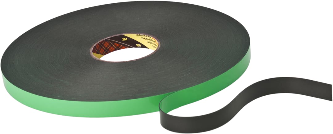 3M™ Çift Taraflı Polietilen Köpük Bandı 9508B, Siyah, 1500 mm x 66 m, 0.8 mm