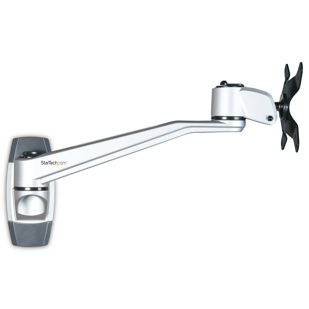 Wall-Mount Monitor Arm - Dual Swivel Premium