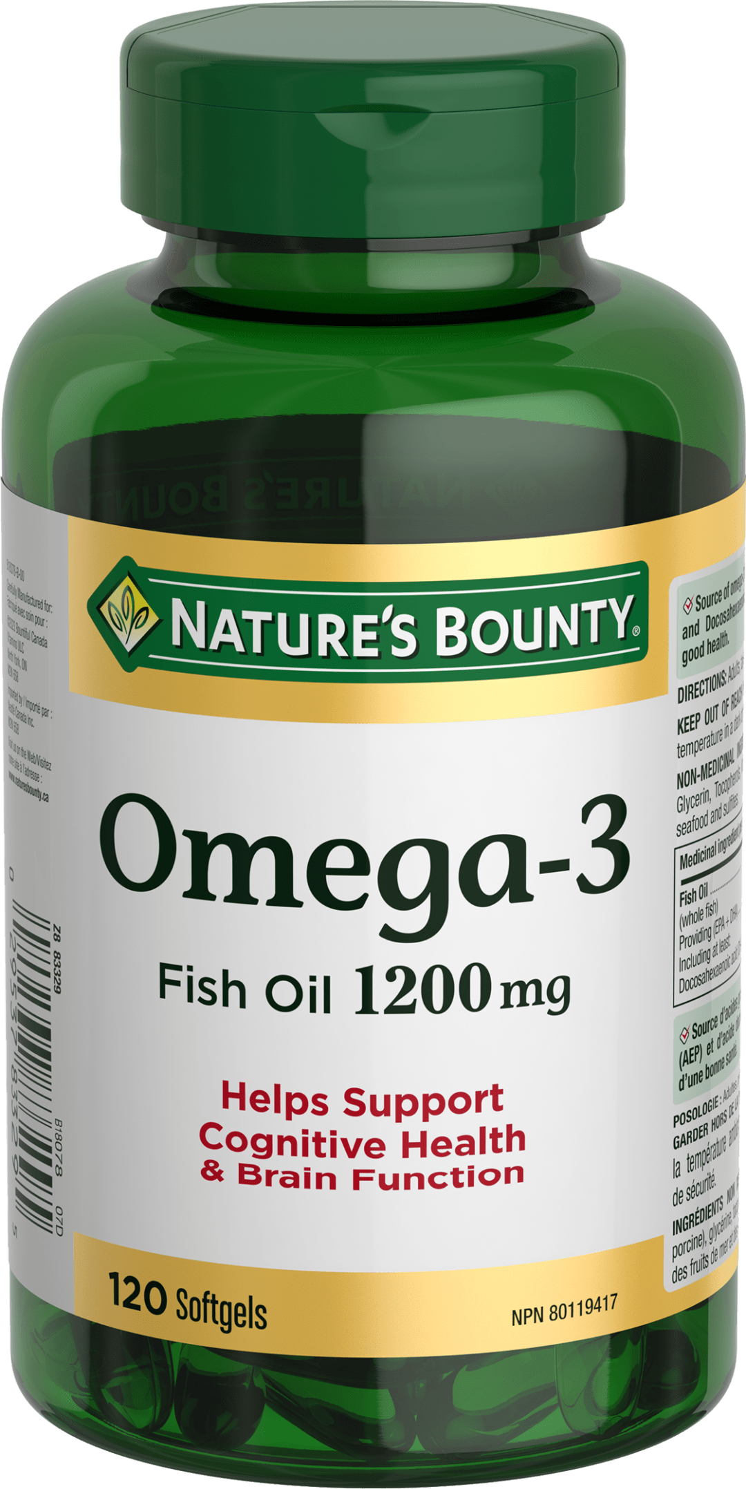 NBTY Fsh Oil 1200mg 24x120 SGL CA