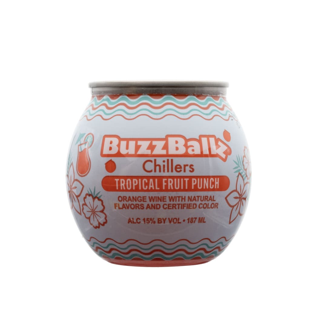 BuzzBallz Tropical Punch Wine Cocktail 187ml 30 Proof