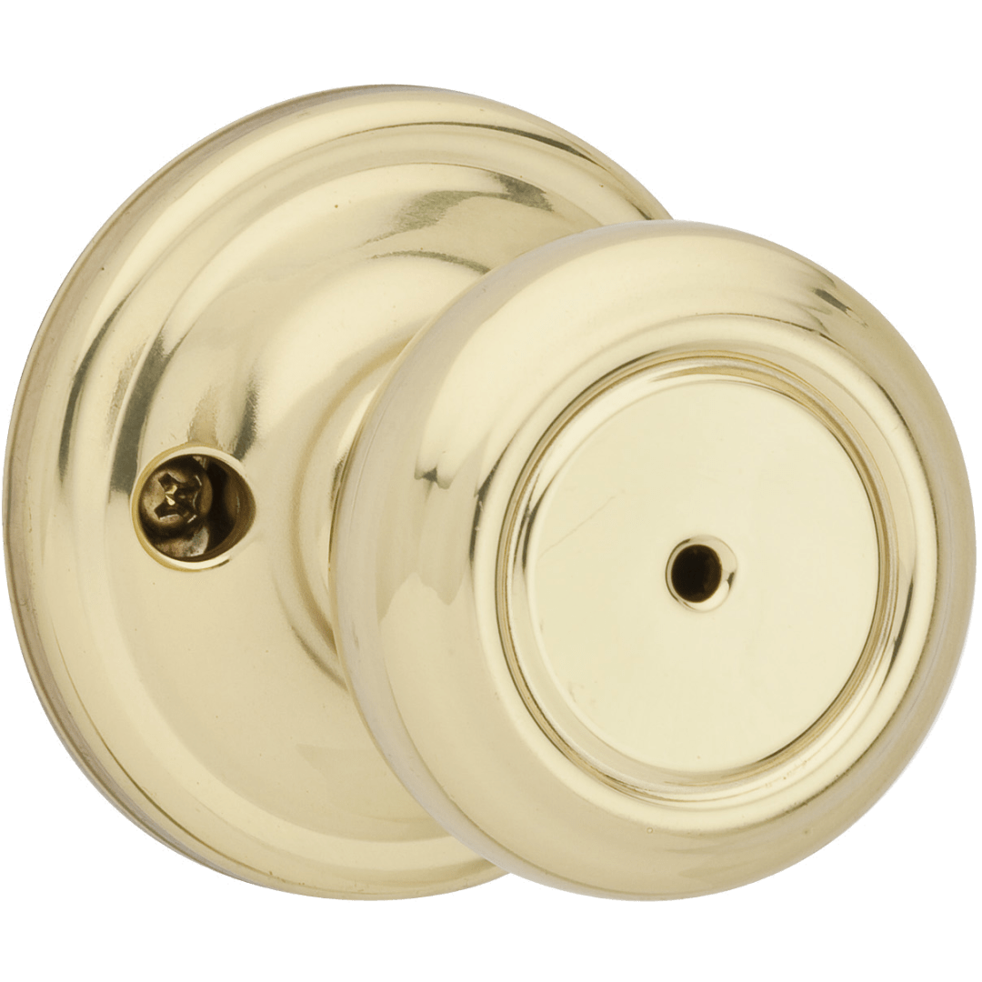 Cameron Bed/Bath Knob in Polished Brass