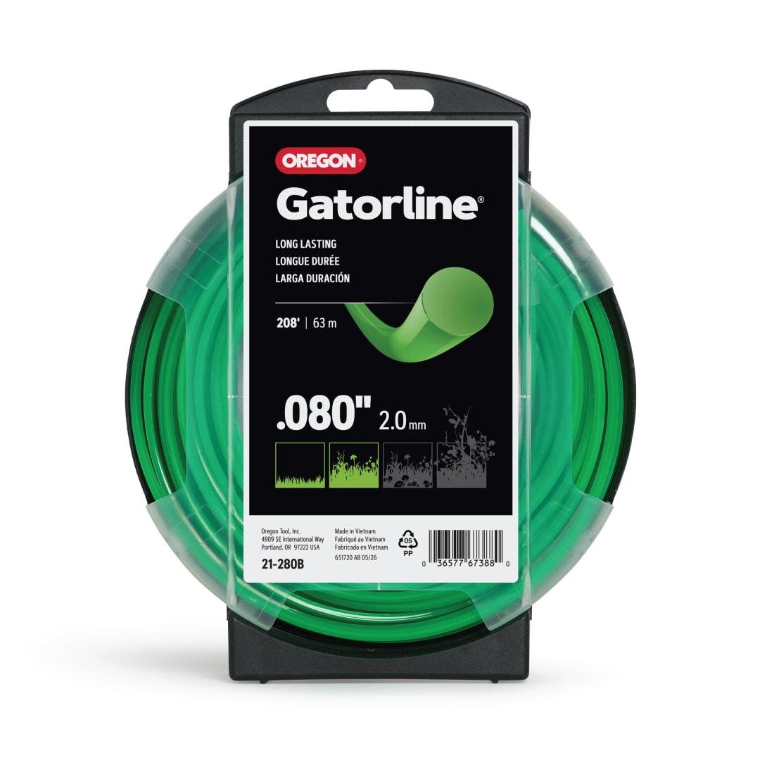 Oregon® 0.080 in. Gatorline Round Trimmer Line, 1/2 lb. (208 ft.) Bulk Donut, Fits Stihl, DeWalt, Ryobi and Greenworks  21-280B