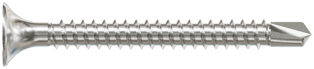 Simpson Strong-Tie F08T162BDB Self-Drilling Bugle-Head Screw — #8 x 1-5/8 in. #2 Square Drive, Type 410 (3000-Qty) (Pack of 64)