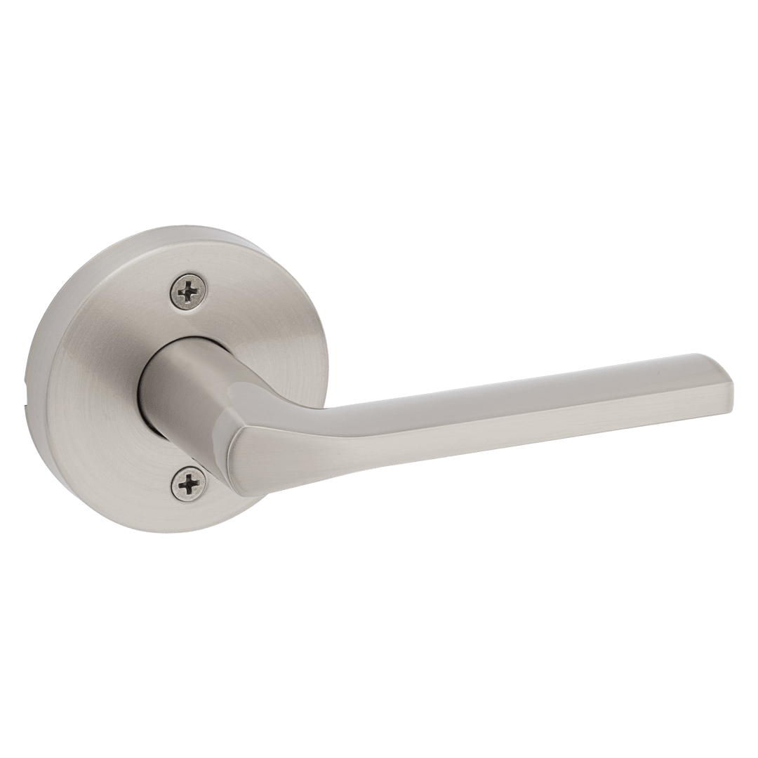 Lisbon Half - Dummy Door Lever in Satin Nickel