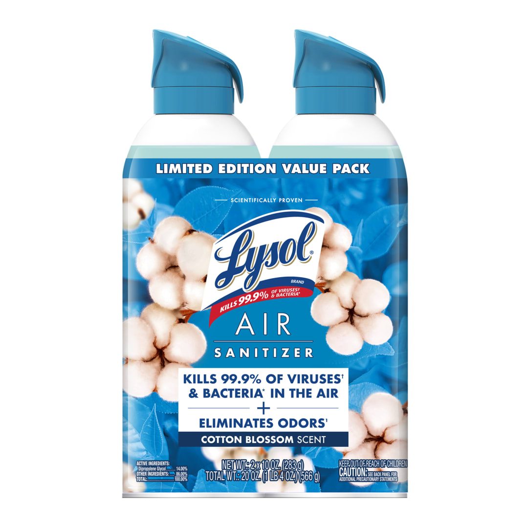 LYSOL® Air Sanitizer - Cotton Blossom 3/(2x10) oz.