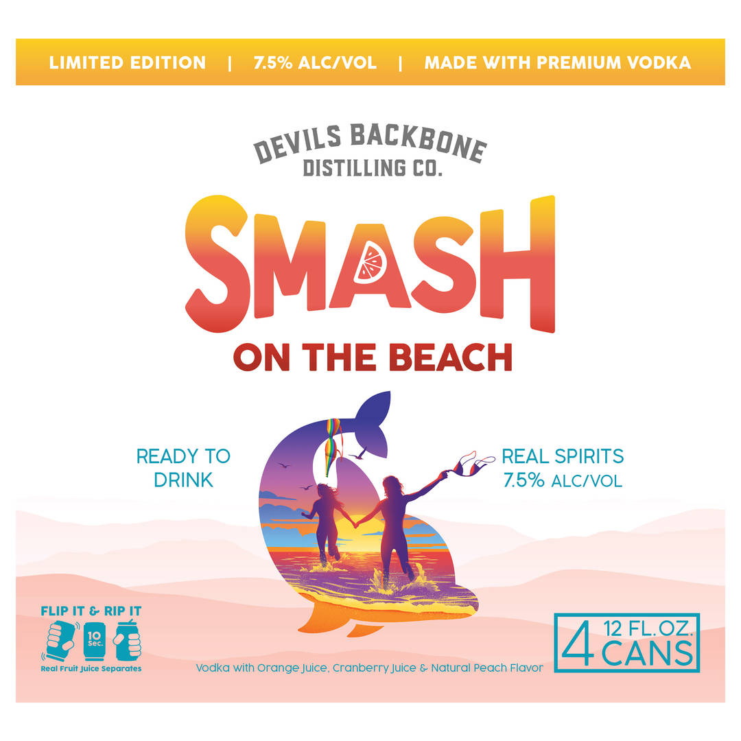 Devils Backbone Distilling Company Smash On The Beach 7.5%, 4PK 12fl.oz Can