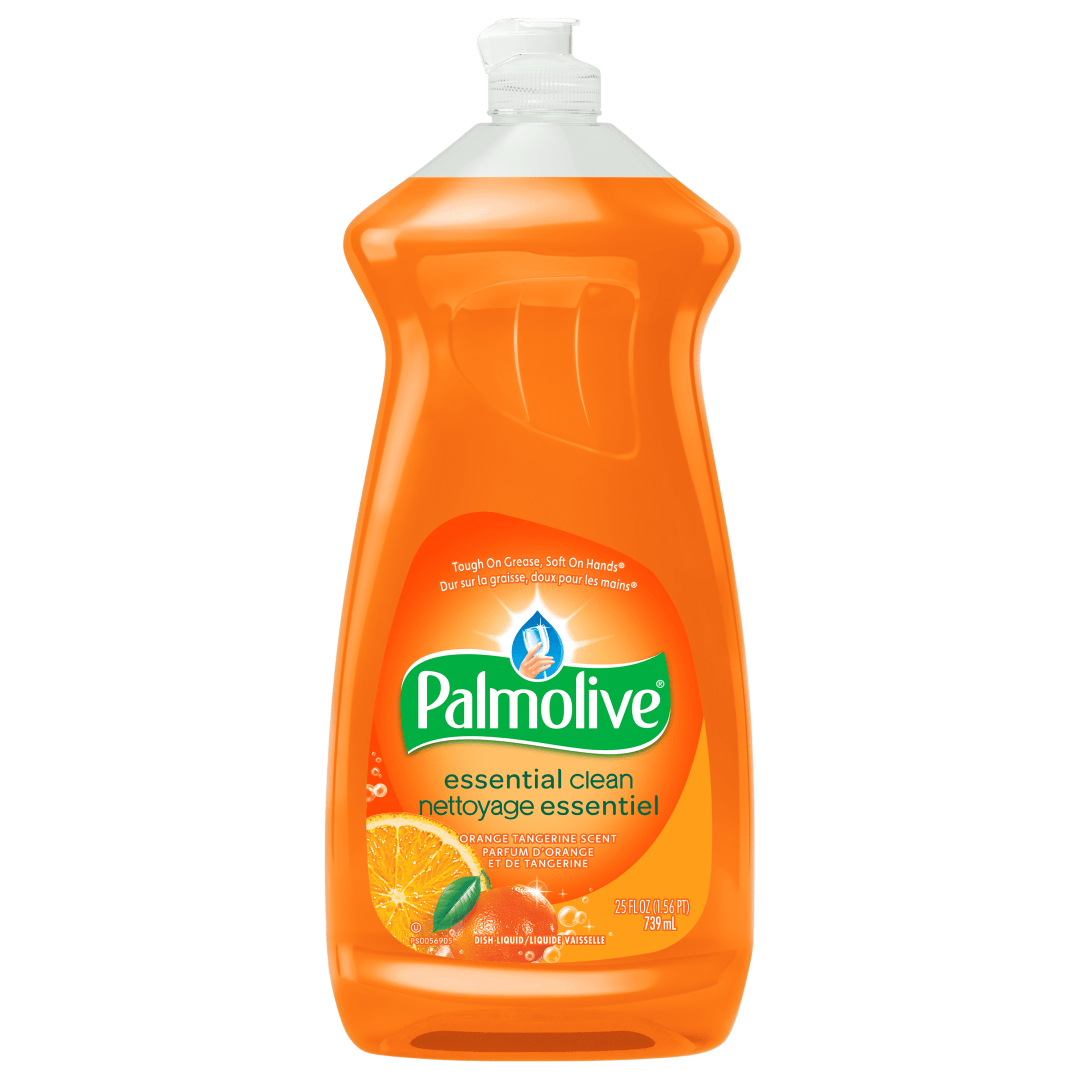 Palmolive Essential Clean Liquid Dish Soap, Orange Tangerine Scent - 739 mL