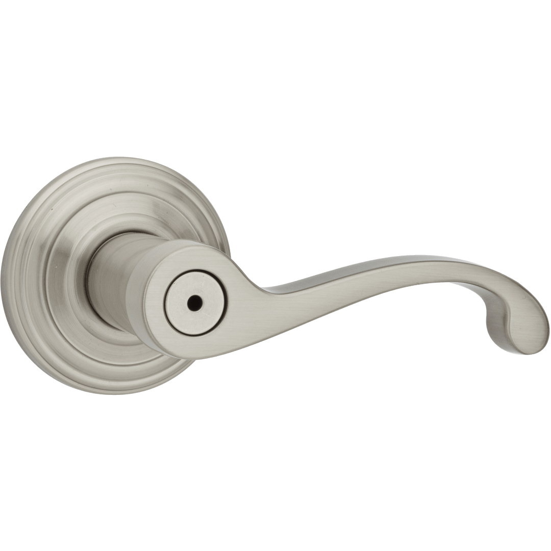 Commonwealth Bed/Bath Lever in Satin Nickel