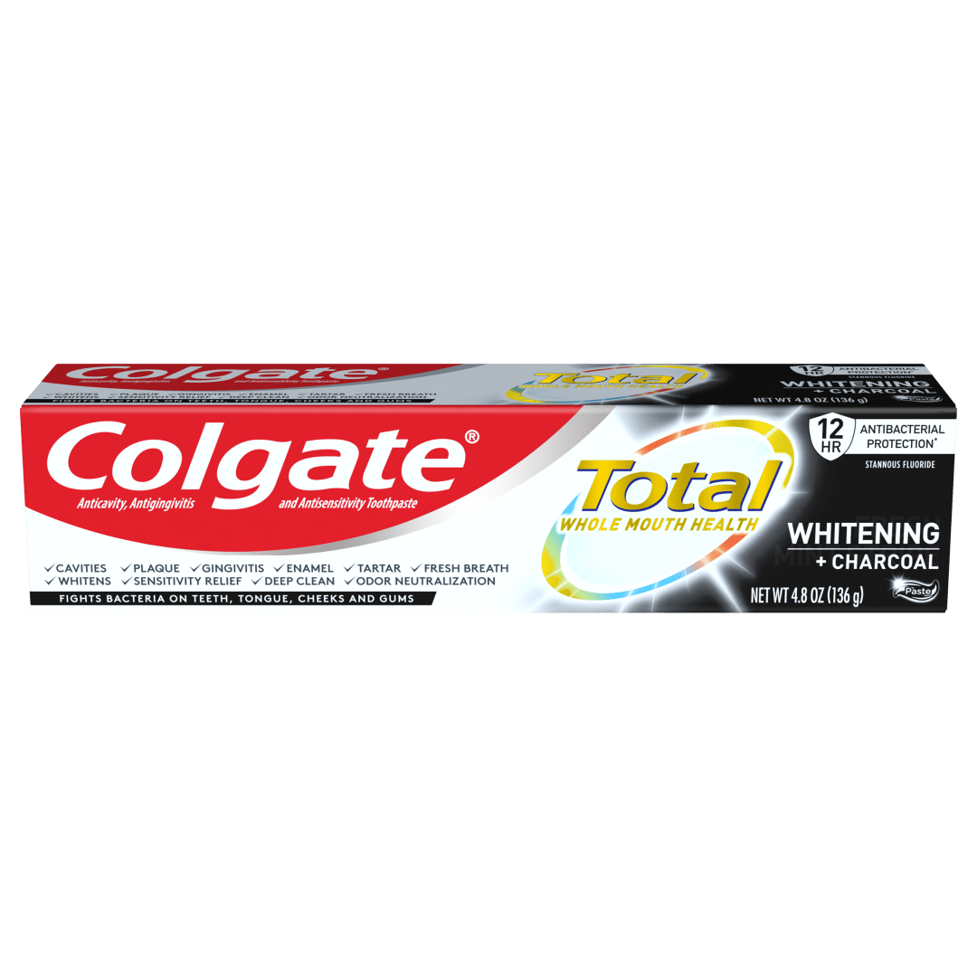 Colgate Total Whitening + Charcoal Paste 4.8 OZ 1 pk