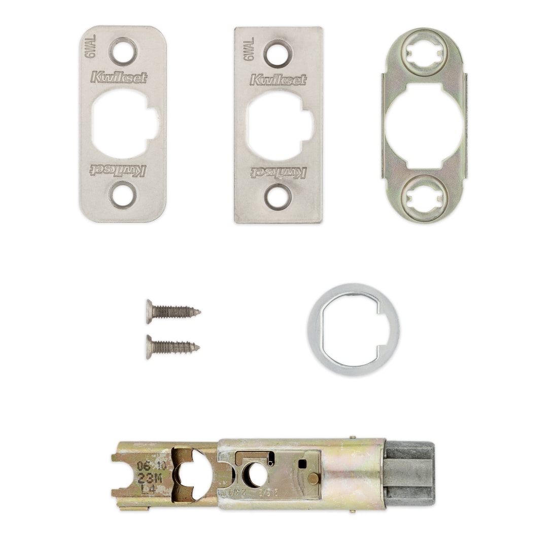 6-Way Adjustable Deadlatch for Satin Nickel Finish