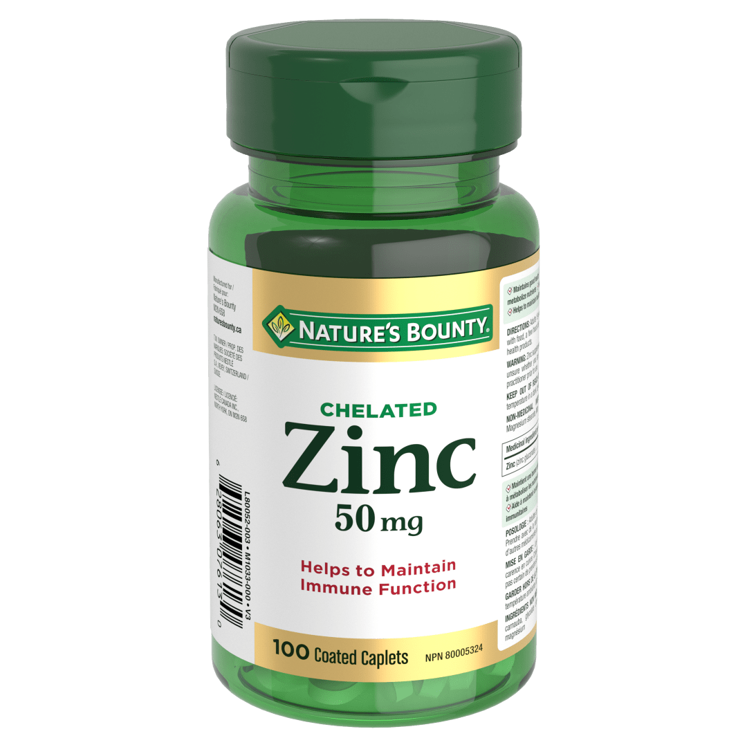 NBTY Zinc 50mg 24x100TAB CA