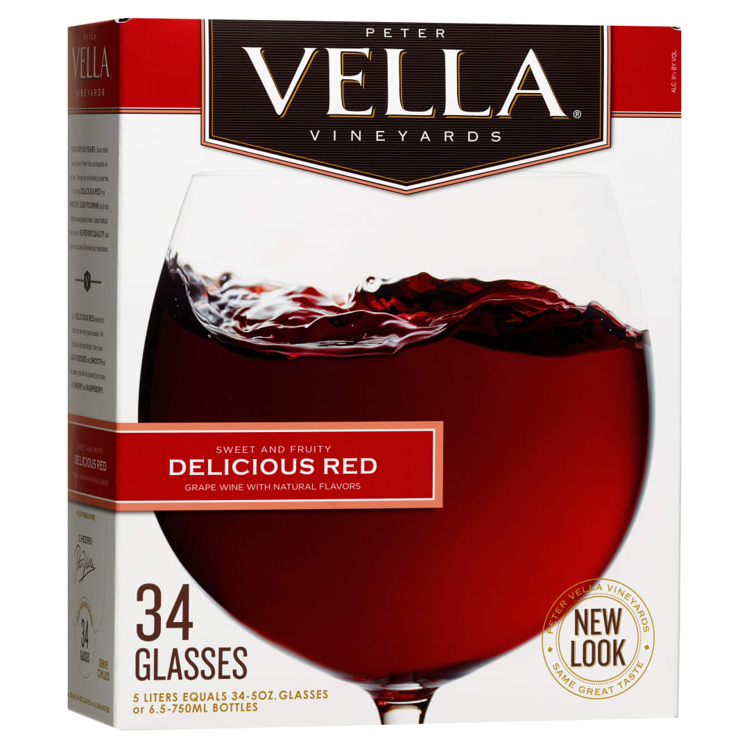 Peter Vella Delicious Red Wine 5L Box Wine