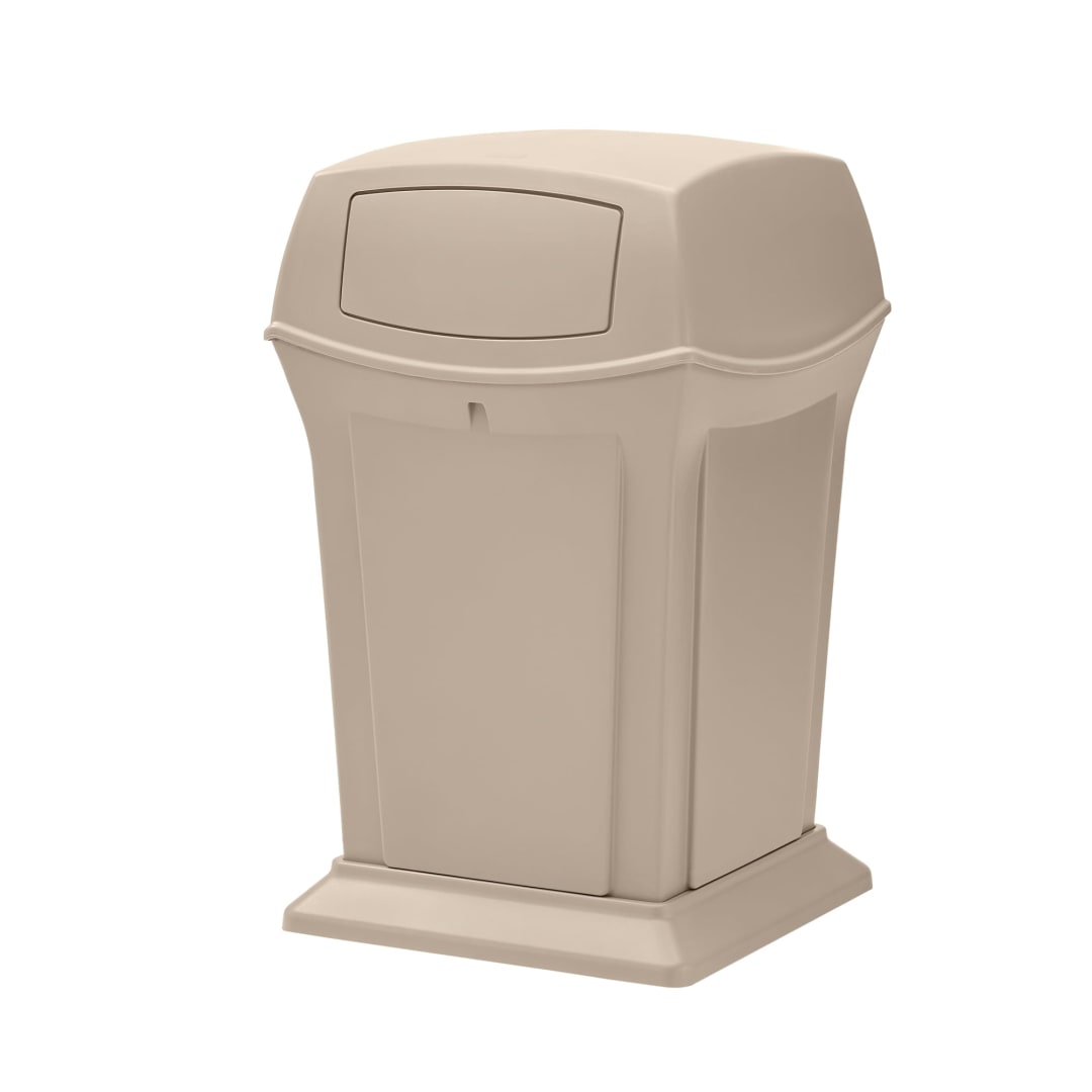 Rubbermaid Commercial Products Ranger 45 Gallon Container with 2 Doors, Wool