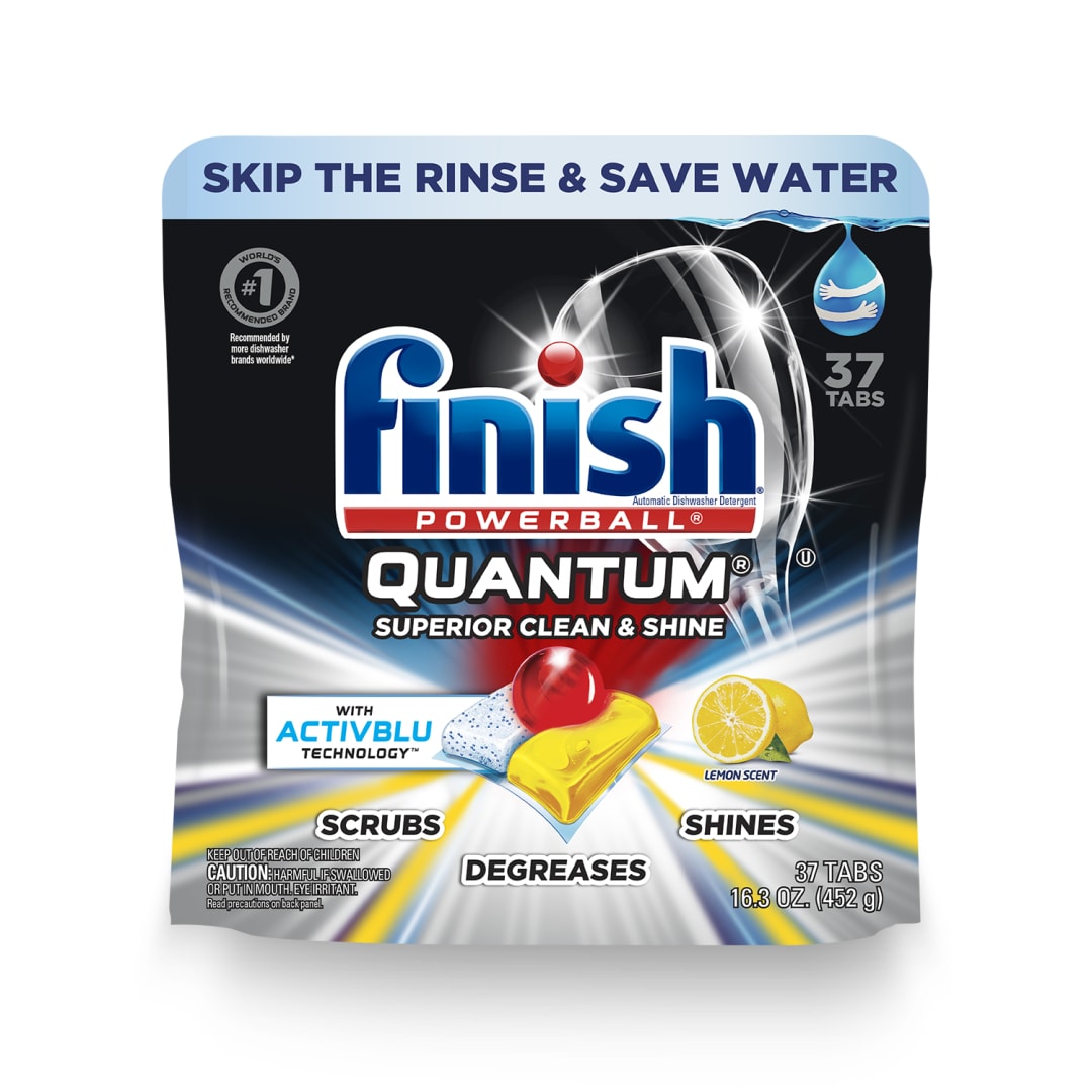 FINISH® QUANTUM® - Ultra Degreaser with Lemon 4/37 ct.