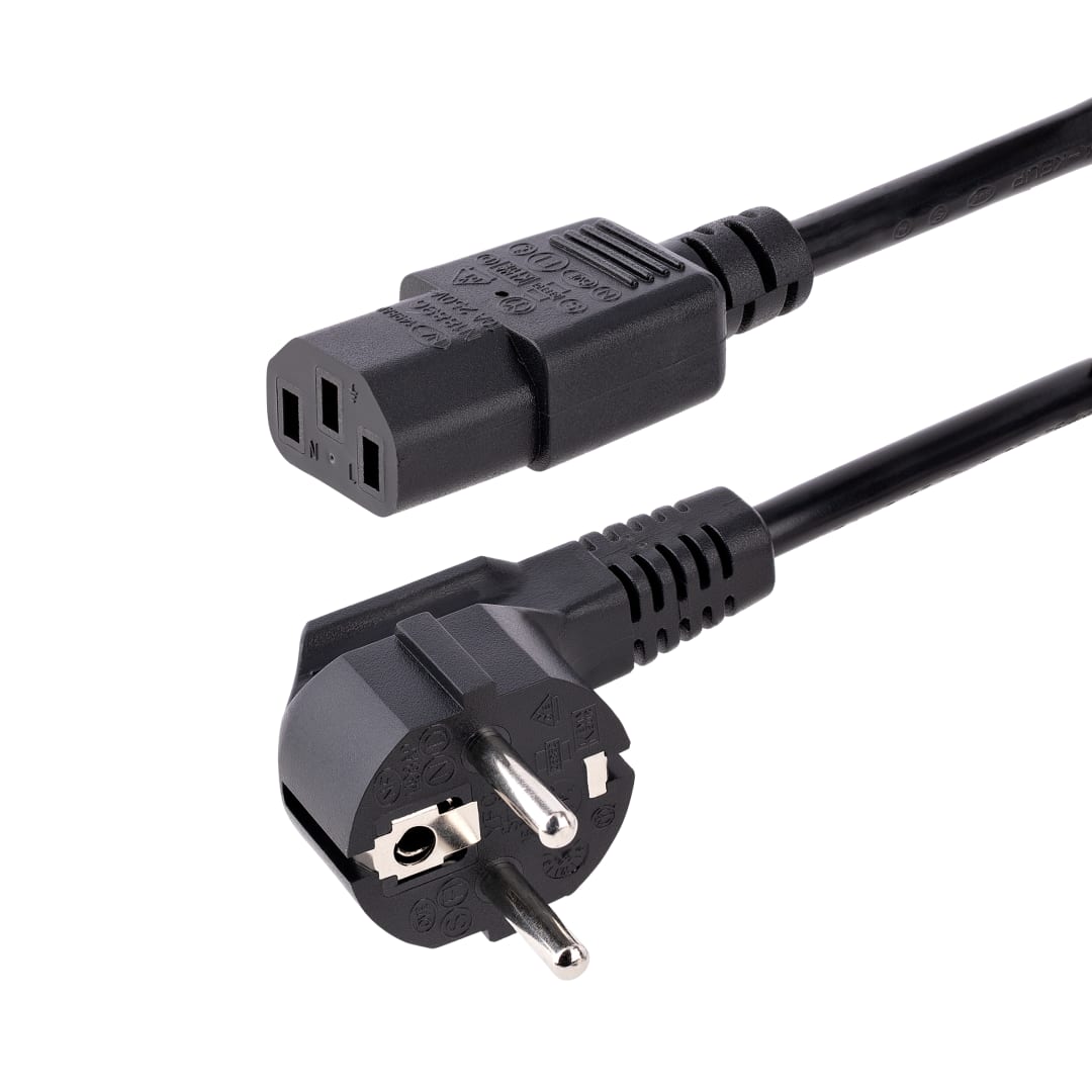 3m 2 Prong European Power Cord for PC Computers