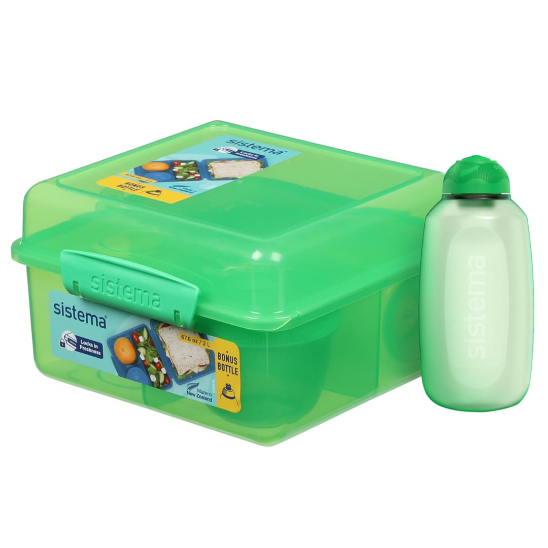 LUNCH CUBE MAX W/BTL GRN UK/FRBTS26