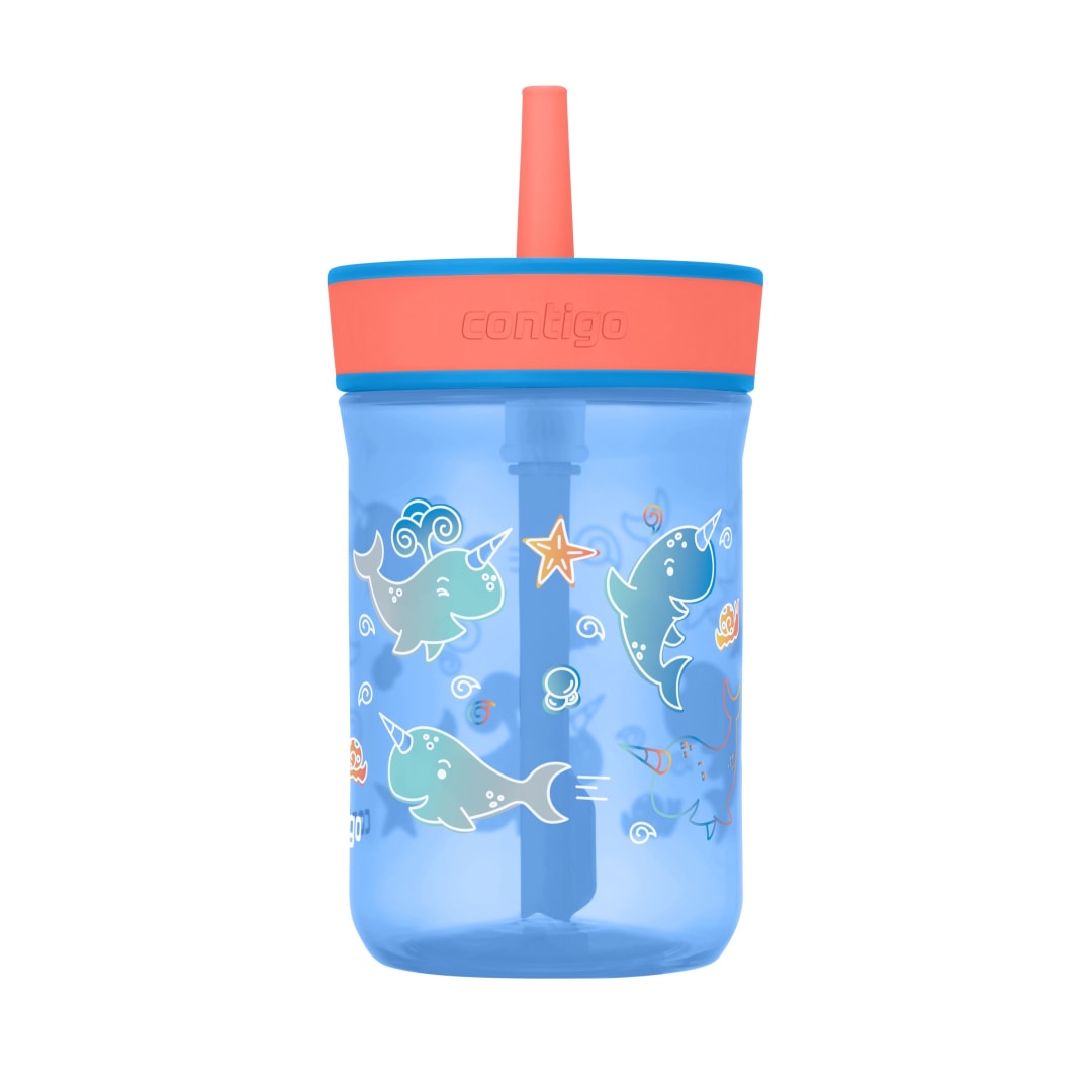LEIGHTON SPT PP 14OZ BLUE POPPY NARWHALS