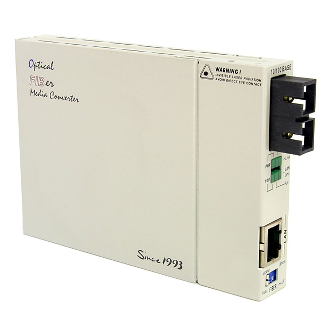 10/100 Mbps SC Fibre Media Converter