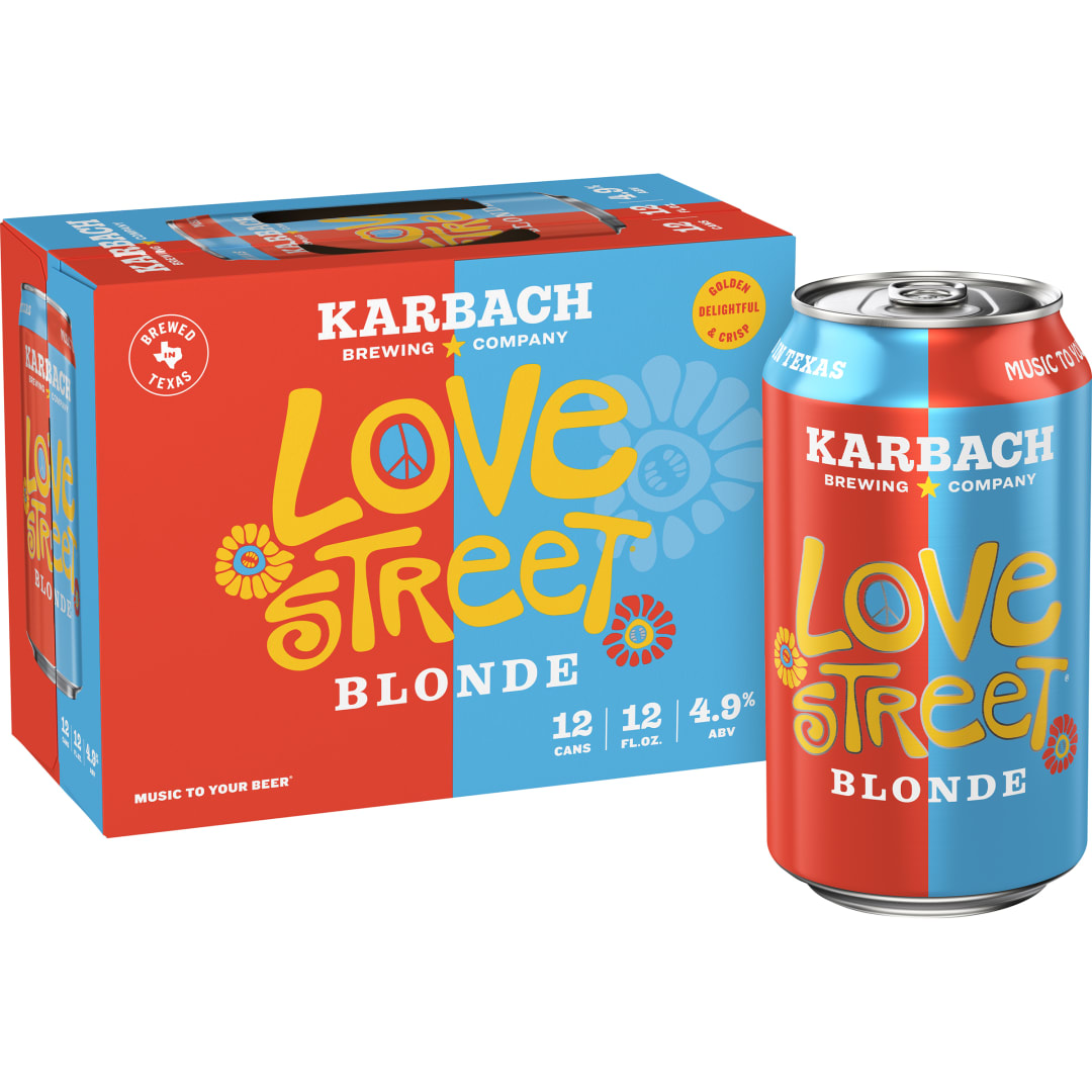 Karbach Love Street 12x12 oz Can Pack CARRIER - 2025 Summer Promo