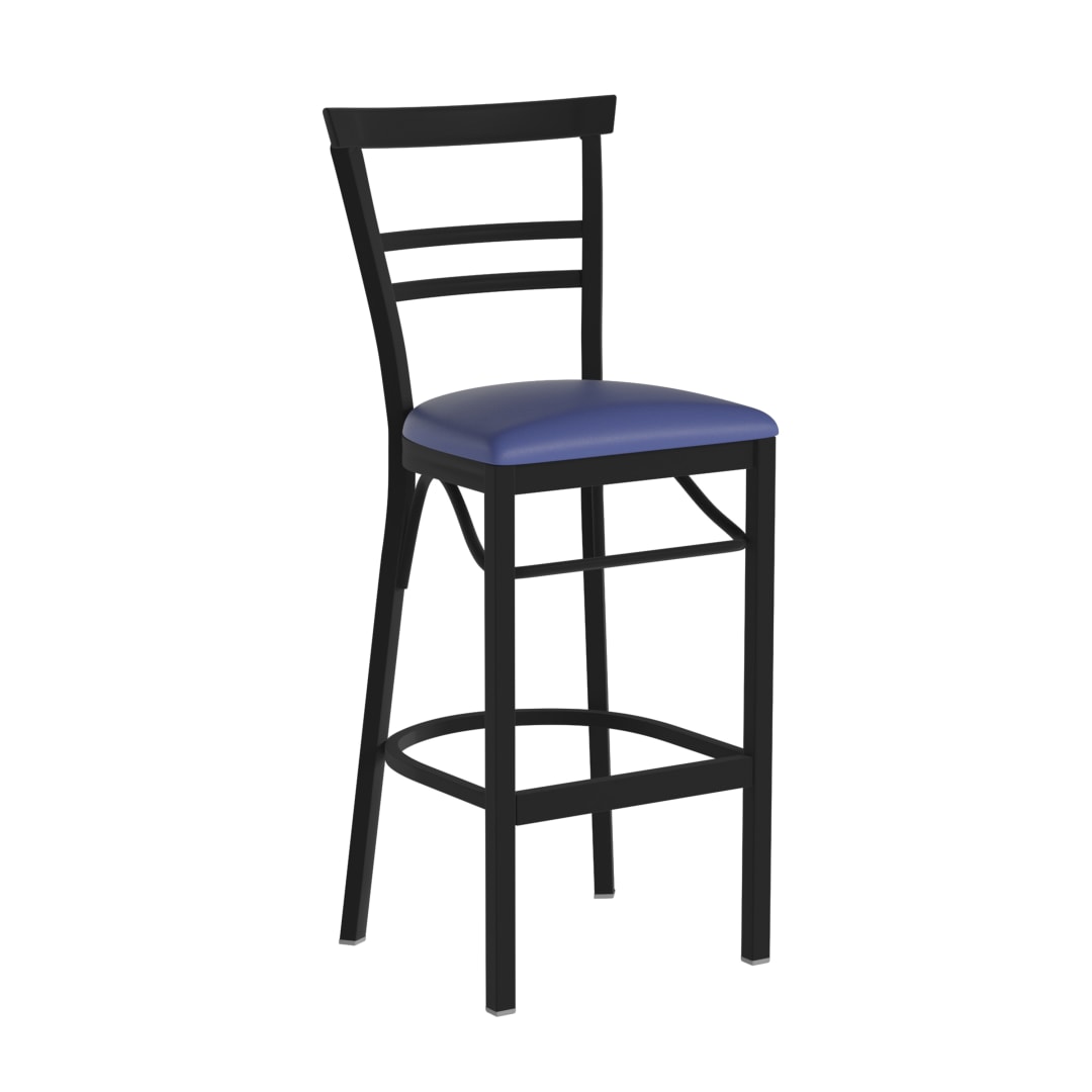 PRODUCT MEASUREMENTS: Overall Size: 17"W x 19"D x 41.75"H; Seat Size: 16.75"W x 16.5"D x 31"H; Back Size: 17"W x 11"H