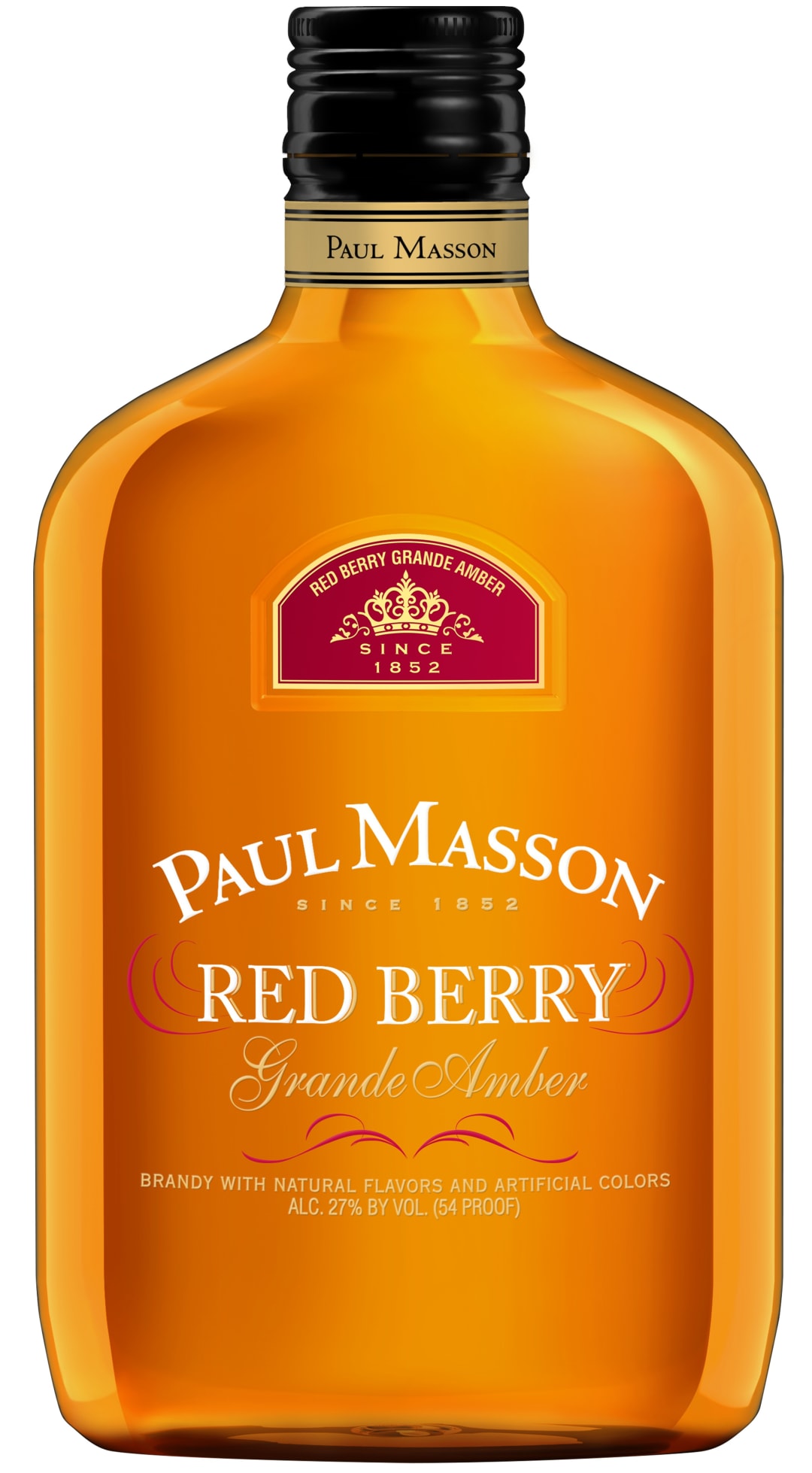 Paul Masson Red Berry Grande Amber Brandy 375ml 54 Proof