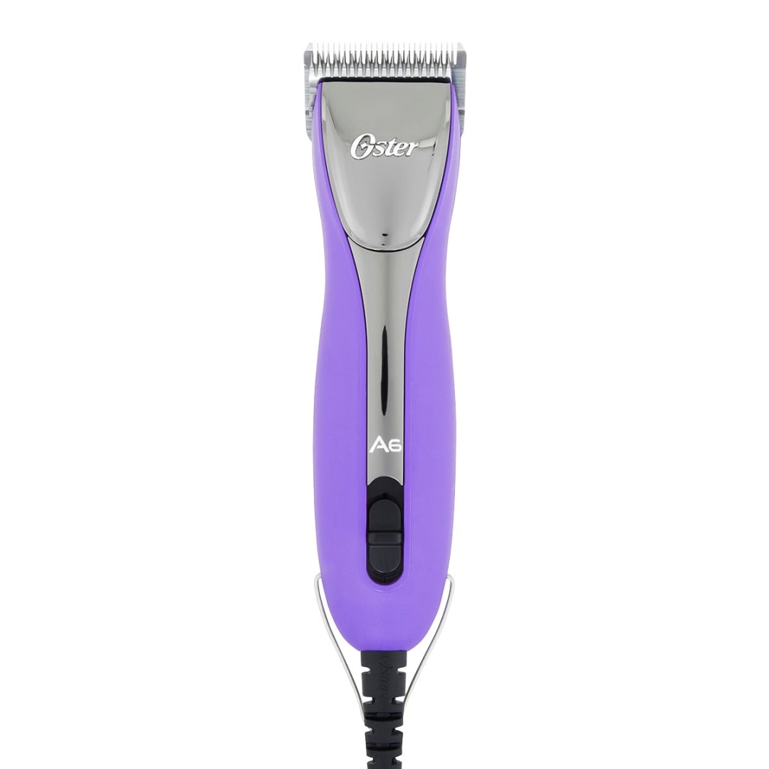 Oster A6 Slim Purple Pop Heavy Duty Clipper with Detachable #10 Blade