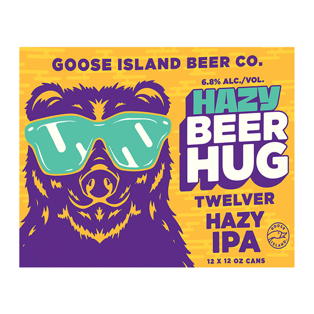 Goose Island Hazy Beer Hug IPA, 12 Pack 12 fl. oz. Cans